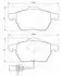 Фото Колодки гальмівні (передні) Audi A4/A6/Skoda Superb/VW Passat 1.9TDI/2.5TDI 96-(з датчиками)(ATE) Bosch (0986424706) зображення 1