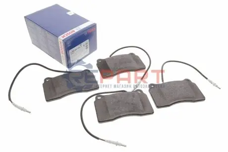 Комплект гальмівних колодок передн, CITROEN C8 FIAT ULYSSE LANCIA PHEDRA PEUGEOT 607, 807 2.2/3.0 02.00 Bosch 0986424738 Купити в Україні