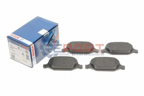 Комплект гальмівних колодок задн, CITROEN E-MEHARI FIAT 500, 500 C, DOBLO, FIORINO, PANDA, PUNTO 0.9-Electric 09.99 Bosch 0986424756 Купити в Україні