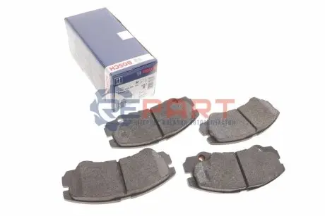 Комплект гальмівних колодок передн, OPEL FRONTERA A SPORT, FRONTERA B 2.0-3.2 03.92-07.04 Bosch 0986424760 Купити в Україні