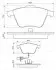 Фото Колодки гальмівні (передні) Audi A6 97-05 (+датчики) Bosch (0986424779) зображення 1