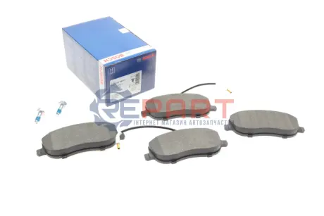 Комплект гальмівних колодок передн, CITROEN C8, JUMPY I FIAT SCUDO, ULYSSE LANCIA PHEDRA PEUGEOT 807, EXPERT 1.9D-2.2D 04.98 Bosch 0986424789 Купити в Україні