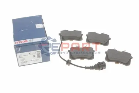 Комплект гальмівних колодок задн, SEAT CORDOBA, IBIZA III VW LUPO I, POLO IV 1.0-2.0 09.98 Bosch 0986424813 Купити в Україні