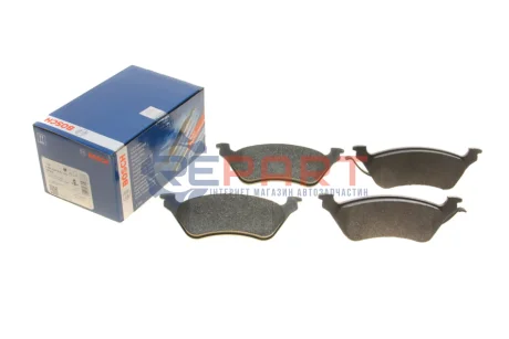 Комплект гальмівних колодок задн, CHRYSLER RAM VAN, VOYAGER IV DODGE CARAVAN 2.4-3.8 02.00-07.09 Bosch 0986424816 Купити в Україні