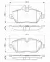 Тормозные колодки, дисковый тормоз.) Bosch (0986424819) изображение 1