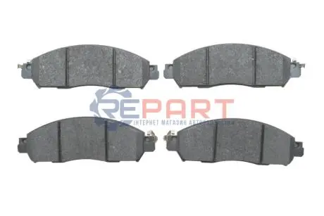 Комплект гальмівних колодок передн, NISSAN NAVARA NP300 RENAULT ALASKAN 2.3D/2.5D 07.14 Bosch 0986424837 Купити в Україні
