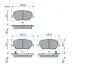 Фото Колодки гальмівні (передні) Fiat 500X 1.4-1.6/1.6-2.0D 14-/ Jeep Renegade1.4-1.6/2.0CRD 14 Bosch (0986424841) зображення 5