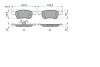 Комплект гальмівних колодок передн, FORD FIESTA VII, TRANSIT COURIER V769 1.0-1.5D 05.17 Bosch (0 986 424 867) зображення 5