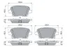 Фото Комплект гальмівних колодок задн, CADILLAC XT4 OPEL INSIGNIA B, INSIGNIA B COUNTRY, INSIGNIA B GRAND SPORT 1.5-2.0D 03.17 Bosch (0 986 424 872) зображення 7
