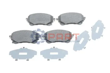 Комплект гальмівних колодок, дискове гальмо Bosch 0986424898 Купити в Україні