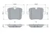 Фото Комплект гальмівних колодок задн, BMW 5 (G30, F90), 7 (G11, G12), 8 (G14, F91), 8 (G15, F92), 8 GRAN COUPE (G16, F93), X5 (G05), X5 (G05, F95), X6 (G06, F96), X7 (G07) 2.0D-6.75 11.15 Bosch (0 986 424 923) зображення 5