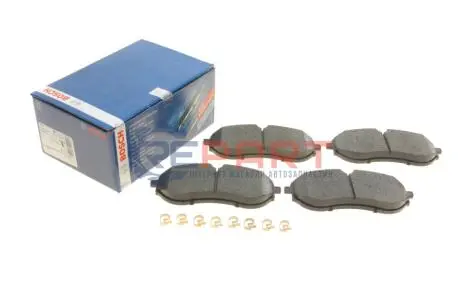 Комплект гальмівних колодок передн, MAN TGE VW CRAFTER, GRAND CALIFORNIA CAMPER 2.0D/Electric 09.16 Bosch 0 986 424 931 Купити в Україні