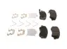 Фото Комплект гальмівних колодок передн, HYUNDAI ACCENT IV, ACCENT V, BAYON, I20 ACTIVE, I20 II, I20 III, SOLARIS 1.0-1.6D 11.10 Bosch (0 986 424 951) зображення 2
