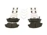 Фото Комплект гальмівних колодок передн, HYUNDAI ACCENT IV, ACCENT V, BAYON, I20 ACTIVE, I20 II, I20 III, SOLARIS 1.0-1.6D 11.10 Bosch (0 986 424 951) зображення 3