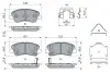 Фото Комплект гальмівних колодок передн, HYUNDAI ACCENT IV, ACCENT V, BAYON, I20 ACTIVE, I20 II, I20 III, SOLARIS 1.0-1.6D 11.10 Bosch (0 986 424 951) зображення 5
