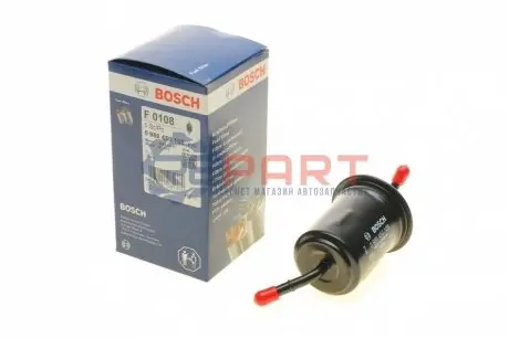 Паливний фільтр HYUNDAI SONATA III KIA AVELLA, SORENTO I MAZDA 323 C IV, 323 C V, 323 F IV, 323 F V, 323 P V, 323 S IV, 323 S V, E, MX-3, RX-7 II, RX-7 III MITSUBISHI ECLIPSE I 1.3-3.5 11.85 Bosch 0986450108 Купити в Україні