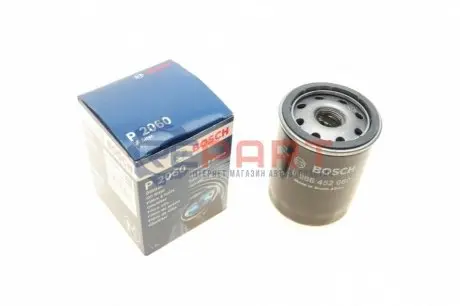 Масляний фільтр INFINITI G20 NISSAN 100NX, CUBE, MICRA C+C III, MICRA II, MICRA III, NOTE, PRIMERA, SERENA, SKYLINE, SUNNY III, TERRANO II 1.0-3.3 01.90-08.13 Bosch 0 986 452 060 Купити в Україні