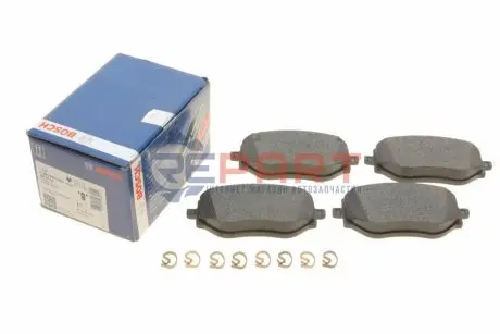 Комплект гальмівних колодок передн, DACIA JOGGER, LOGAN III, SANDERO III MITSUBISHI COLT VII NISSAN MICRA V RENAULT CLIO V 1.0-1.6H 12.18 Bosch 0 986 460 063