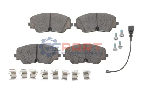 Комплект гальмівних колодок передн, AUDI A3, A3 ALLSTREET CUPRA FORMENTOR, LEON, LEON SPORTSTOURER SEAT LEON, LEON SPORTSTOURER VW ARTEON, ARTEON SHOOTING BRAKE 1.0-2.5 01.16 Bosch 0986460162 Купить в Украине