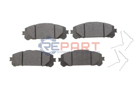 Комплект гальмівних колодок передн, LEXUS NX, NX II, RX SUZUKI ACROSS TOYOTA CAMRY, HIGHLANDER, HIGHLANDER / KLUGER, RAV 4 IV, RAV 4 V 2.0-3.5H 05.07 Bosch 0986460310 Купить в Украине