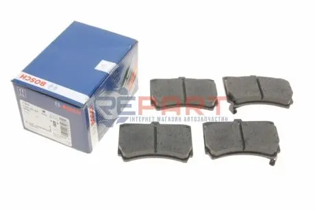 Комплект гальмівних колодок передн, MAZDA 323 III 1.1-1.7D 08.85-10.95 Bosch 0986460390 Купити в Україні