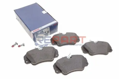 Комплект гальмівних колодок передн, OPEL OMEGA A, OMEGA B, SENATOR B 2.0-3.2 03.87-07.03 Bosch 0986460939 Купити в Україні
