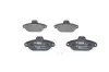 Комплект гальмівних колодок передн, FIAT CINQUECENTO, PANDA, PUNTO, SEICENTO / 600 FORD KA 0.7-1.7D 07.91 Bosch (0986461119) зображення 1