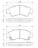 Фото Колодки гальмівні (передні) Honda Civic V/VI 91-01/Jazz 02-08 Bosch (0986461126) зображення 1