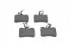 Фото Комплект гальмівних колодок передн, CITROEN AX PEUGEOT 106 I, 106 II 1.0-1.4D 07.86-03.01 Bosch (0986461130) зображення 1