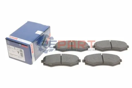 Комплект гальмівних колодок передн, NISSAN 200SX, MAXIMA / MAXIMA QX IV, MAXIMA III 1.8/2.0/3.0 07.88-08.00 Bosch 0986461139 Купити в Україні