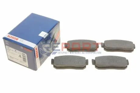 Фото 1 — Колодки гальмівні (задні) Nissan Almera/Maxima 95-00/Primera 90-98/Sunny 90-95 BOSCH (0986461144) Фото Колодки гальмівні (задні) Nissan Almera/Maxima 95-00/Primera 90-98/Sunny 90-95 BOSCH (0986461144) зображення 1