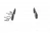 Фото Комплект гальмівних колодок передн, CITROEN SAXO PEUGEOT 106 I, 106 II, 205, 405 I, 405 II RENAULT 18, 18 VARIABLE, RAPID 1.0-Electric 04.78-07.04 Bosch (0986461763) зображення 1