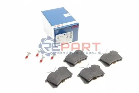 Колодки гальмівні (задні) Citroen C8/Peugeot 807 02- (78x51.3x16) BOSCH 0986461769 Купити в Україні