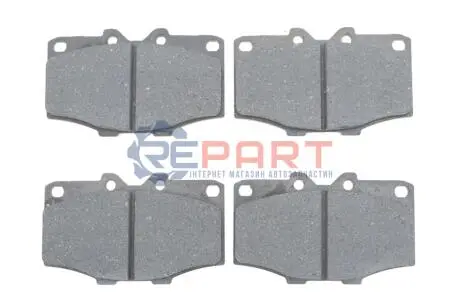 Комплект гальмівних колодок передн, TOYOTA COROLLA, HILUX III, HILUX IV, LAND CRUISER 1.4-4.2 03.69-09.99 Bosch 0986468520