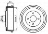 Гальмівний барабан BOSCH 0986477012 (фото 1)