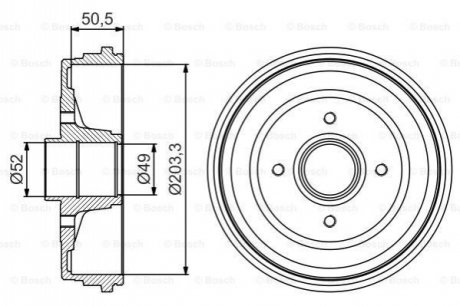 Автозапчастина BOSCH 0986477205 (фото 1)