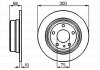 Тормозной диск BOSCH 0986478323 (фото 1)