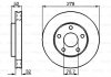 Диск тормозной - BOSCH 0986478486 (569057, 90542181, 9195293)