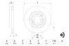 Фото Диск гальмівний передн Лів/Прав SEAT AROSA VW LUPO I, POLO, POLO III 1.0-1.9D 10.94-07.05 Bosch (0986478621) зображення 5