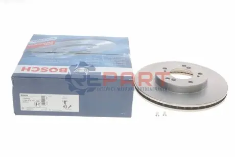 Фото Диск гальмівний (передній) Honda CR-V 95-02/HR-V 99- (282x23) (з вентиляцією) BOSCH (0986478667) зображення 1