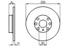 Фото Диск гальмівний передн Лів/Прав OPEL ASTRA G 1.2 02.98-01.05 Bosch (0986478880) зображення 1