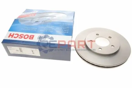 Фото Диск гальмівний (передній) Chrysler Voyager 2.0-3.8 2.5-2.8CRD 95-08 (282x24) (з покриттям)(вент.) BOSCH (0986478983) зображення 1