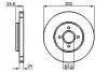 Фото Диск гальмівний передн Лів/Прав FORD FOCUS I 2.0 03.02-11.04 Bosch (0 986 479 048) зображення 1