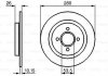 Тормозной диск BOSCH 0986479049 (фото 1)