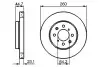 Фото Диск гальмівний передн Лів/Прав HONDA CIVIC VII, CR-V I 1.7D/2.0 10.95-09.05 Bosch (0986479226) зображення 1