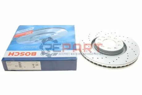 Диск гальмівний передн Лів/Прав AUDI A4 B7 1.6-3.2 11.04-06.08 Bosch 0986479258 Купити в Україні