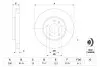Фото Диск гальмівний передн Лів/Прав CHEVROLET CAPTIVA OPEL ANTARA A 2.0D-3.2 06.06 Bosch (0986479267) зображення 5