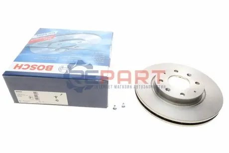 Диск гальмівний передн Лів/Прав KIA CERATO I 1.5D-2.0D 03.04-12.09 Bosch 0986479369 Купити в Україні