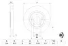Фото Тормозной диск (передний) Mitsubishi Outlander 03-/ Citroen C-Crosser 07- (294x24) Bosch (0986479372) изображение 5