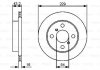 Тормозной диск BOSCH 0986479417 (фото 1)